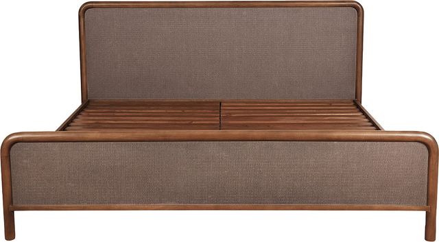 Moe's Home Collection Rye Warm Brown Queen Panel Bed-1