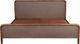 Moe's Home Collection Rye Warm Brown Queen Panel Bed-1