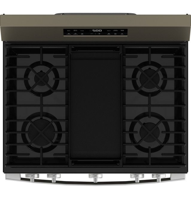 GE® 500 Series 30" Slate Freestanding Gas Range-3