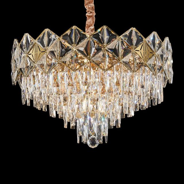 Michael Amini® Regalia Clear/Gold 13-Light Chandelier-4