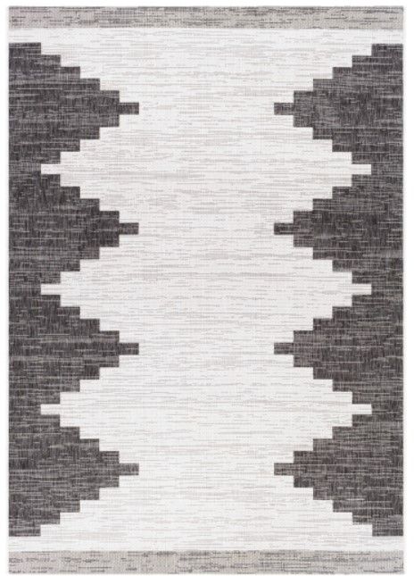 Surya Eagean Charcoal/Off-White 4'x6' Area Rug-0