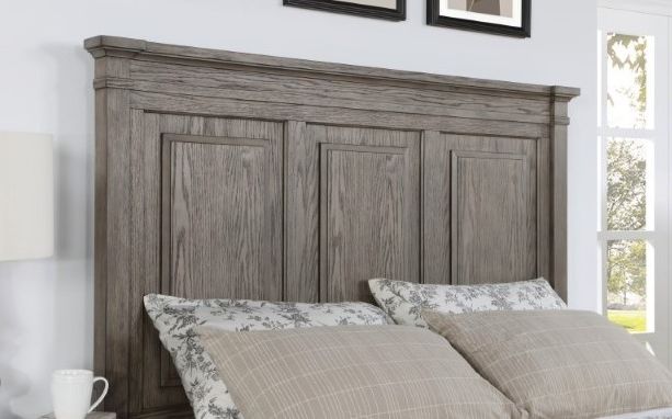 Furniture of America® Durango Warm Gray Queen Panel Bed-2