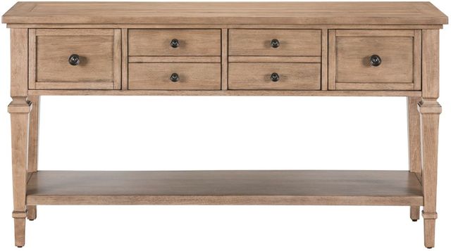 Liberty Furniture Haven Hills Camel Beige Sofa Table-2