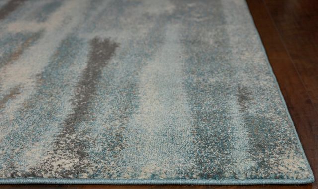KAS Rugs Illusions Teal Moderne 5'x8' Rug-1