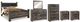 Signature Design by Ashley® Wynnlow 6-Piece Gray King Poster Bed Set-0