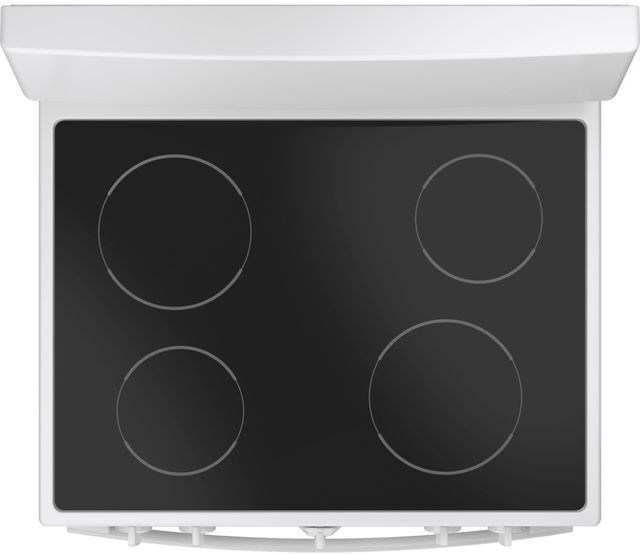 GE® 30" White Freestanding Electric Range-4