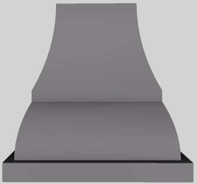 Vent-A-Hood® Designer Series 54" Gunsmoke Island Range Hood-1