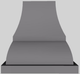Vent-A-Hood® Designer Series 54" Gunsmoke Island Range Hood-1