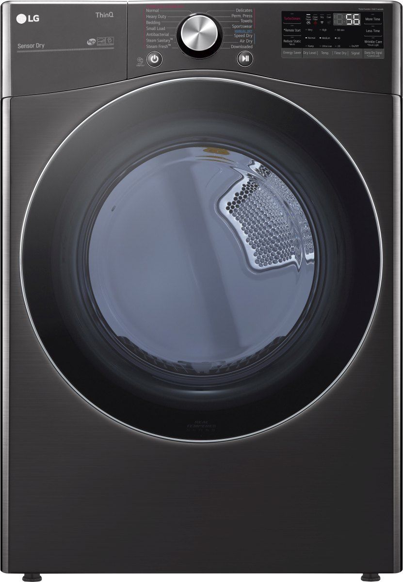 LG 7.4 Cu. Ft. Black Steel Front Load Electric Dryer