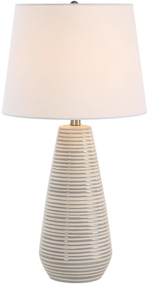 Renwil® Everren Pera Glazed Gray Table Lamp-3