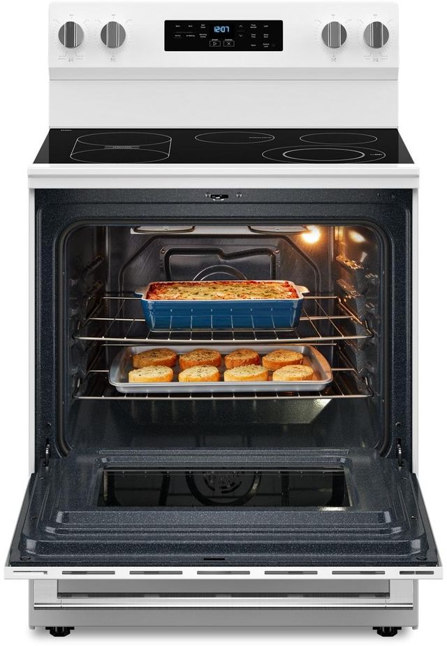 Maytag® 30" White Freestanding Electric Range with No Preheat Air Fry and Air Baking-2