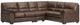 Signature Design by Ashley® WillowBend 3-Piece Umber 38" L-Shape Sectional-0