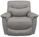 La-Z-Boy® James Smoke Power Rocking Recliner with Headrest and Lumbar-1
