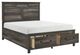 Homelegance® Lenior Gray Queen Platform Storage Bed-4