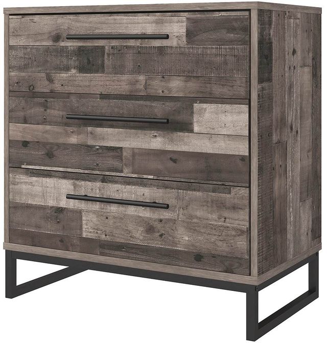 Signature Design by Ashley® Neilsville Multi Gray Three Drawer Chest-1