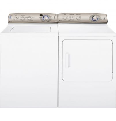 GE Profile Laundry Pair PTWN6050MWT/PTDN600EMWT-0