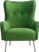 TOV Furniture Ethan Green Velvet Chair-1