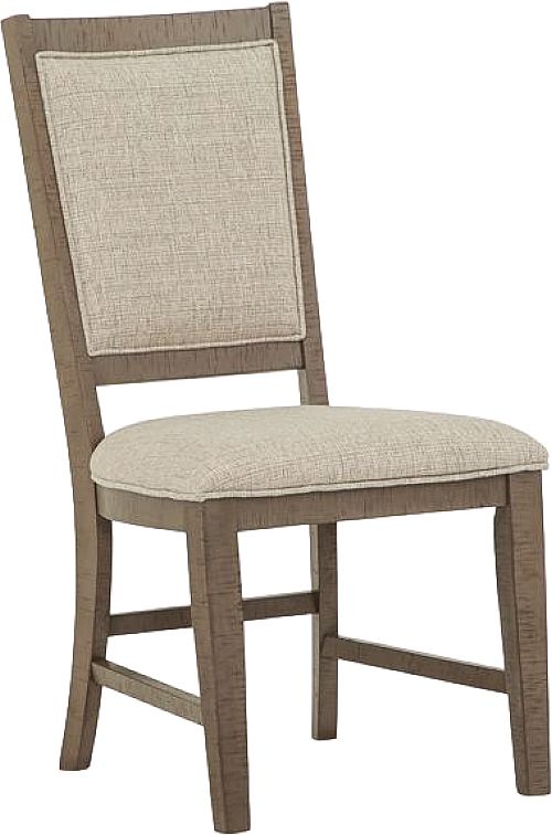 Magnussen Home® Paxton Place 2-Piece Baja Fog/Dovetail Grey Step Up Side Chair with Upholstered Seat and Back-0