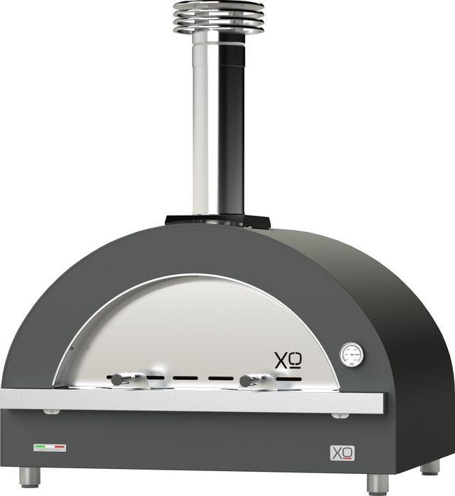 XO 40" Black Wood Fired Pizza Oven