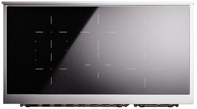 Ilve® Nostalgie II Series 48" Custom RAL Color Pro Style Induction Range with Burnished Trim-2