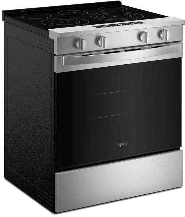 Whirlpool® 30" FingerPrint Resistant Stainless Steel Glass Top Slide-In Electric Range with Air Cook-3