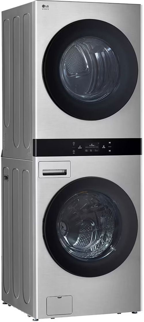 LG WashTower™ Noble Steel Electric Laundry Center, 5.8 Cu. Ft. Washer, 7.4 Cu. Ft. Dryer-2