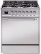 Ilve® Nostalgie II Series 30" Stainless Steel Pro Style Dual Fuel Range-0
