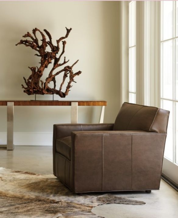 Lexington Home Customizable Kitano Ardsley Leather Chair-1