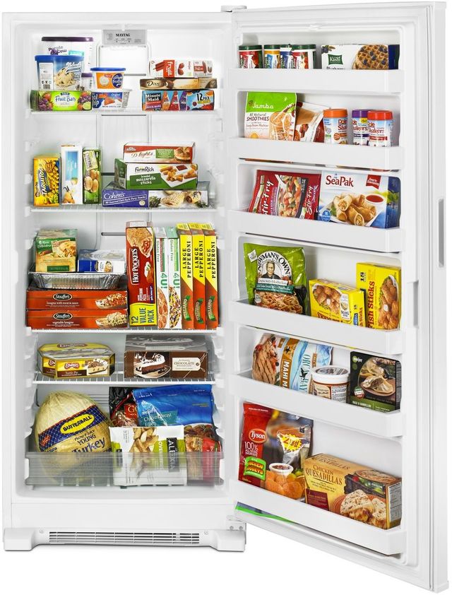 Maytag® 30" 18 Cu. Ft. White Upright Freezer-2