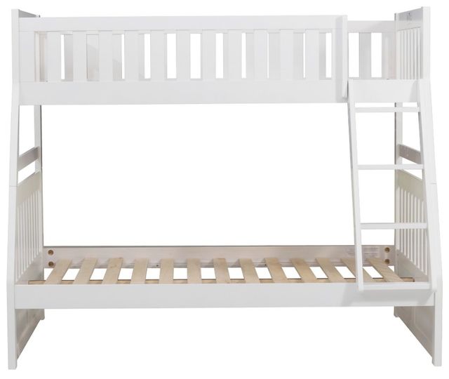 Homelegance® Galen White Twin/Full Bunk Bed-2