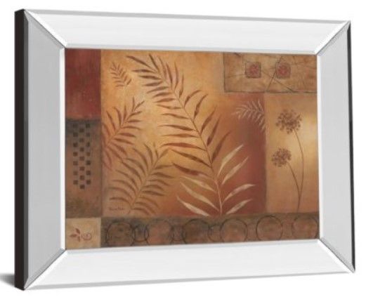 Classy Art Modern Fern II by Framed Vivian Flasch Wall Art-1