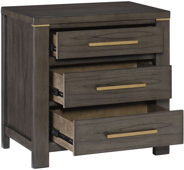 Homelegance® Scarlett Brown Gray Nightstand-3