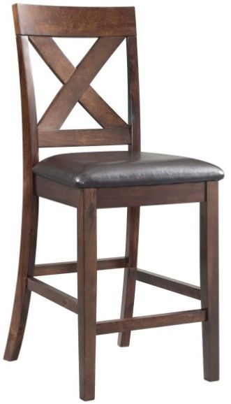 Elements International Alex Espresso Counter Side Chair-0