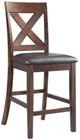 Elements International Alex Espresso Counter Side Chair-0