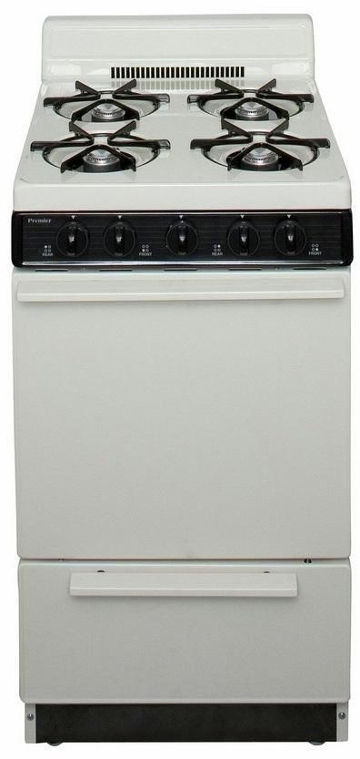Premier 20" Biscuit Freestanding Gas Range-0