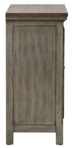 Liberty Furniture Westridge Brown/Wirebrushed Gray Accent Cabinet-3