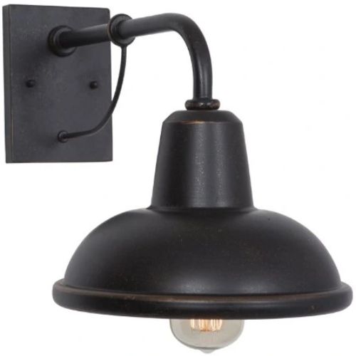 YHD Brawley Oil Rubbed Bronze 1-Light Wall Sconce-0