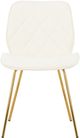 Primo™ International 3719 2-Piece Cream Accent Chair Set with Gold Legs-1