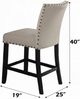 ACME Furniture Nolan Beige/Salvage Dark Oak Counter Chair-1