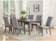 Mazin Furniture Felicity Light Gray Dining Table-3