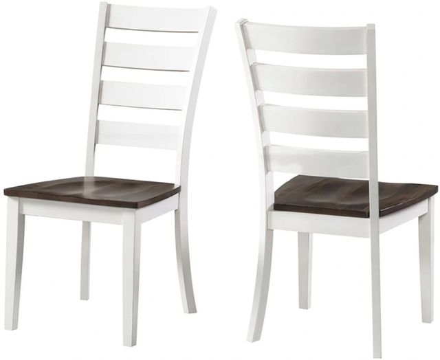 Intercon Kona Gray/White Dining Side Chair-2