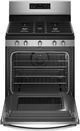Whirlpool® 30" Fingerprint Resistant Stainless Steel Free Standing Gas Range-1