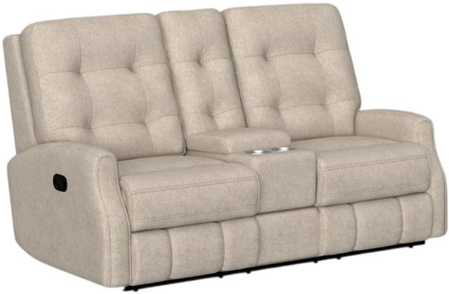 Flexsteel® Customizable Devon 72" Manual Reclining Loveseat with Console-1