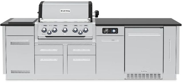 Broil King® Imperial™ QS 590iF Stainless Steel Natural Gas Outdoor Kitchen Kit-0