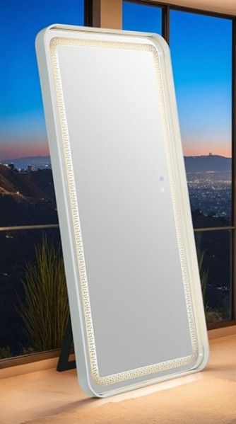 Furniture of America® Imogen White Floor Mirror-1