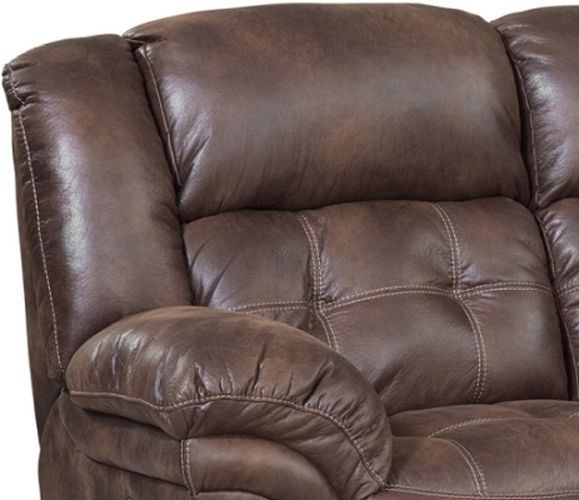 HomeStretch Frontier Espresso Power Reclining Sofa-1