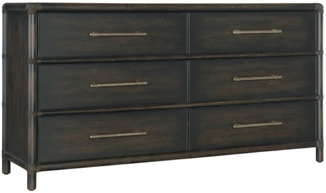 Hooker® Furniture Retreat Pole Rattan Black Sand Dresser-0