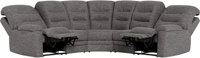 Palliser® Furniture Customizable Keiran 5-Piece Power Reclining Curved Sectional with Power Headrest and Lumbar-1