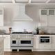 ZLINE Autograph Edition 48" Satin Stainless Steel Wall Mounted Range Hood with Polished Gold Handle-1