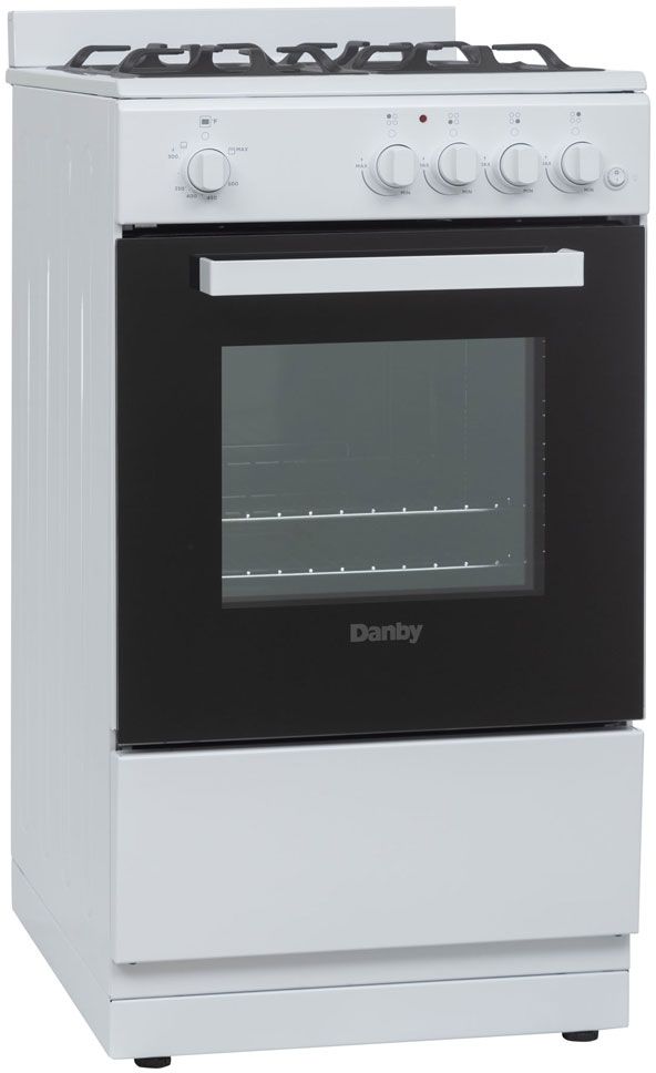 Danby 20" White Freestanding Gas Range-3
